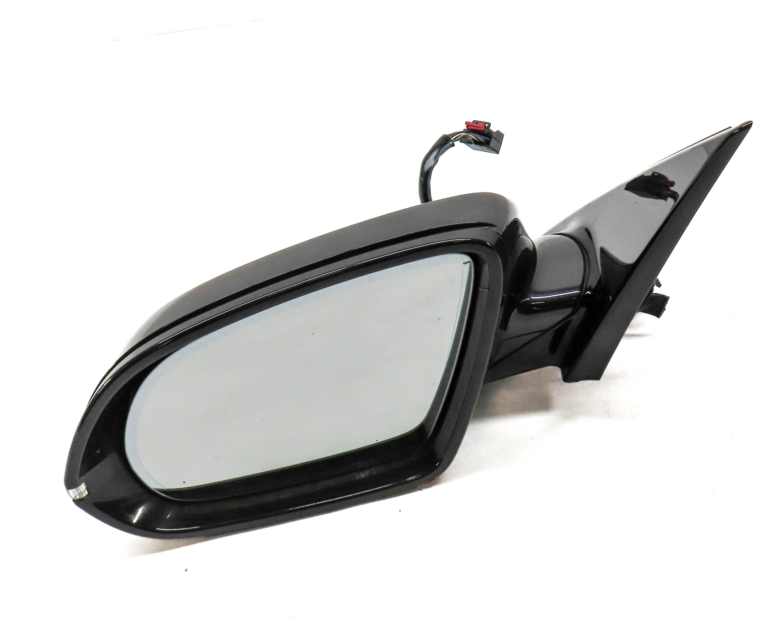 2011-2014 AUDI A8 S8 (D4 4H) LEFT P-FOLD HEATED MEM AUTODIM DOOR MIRROR (Gray) — exact item pictured